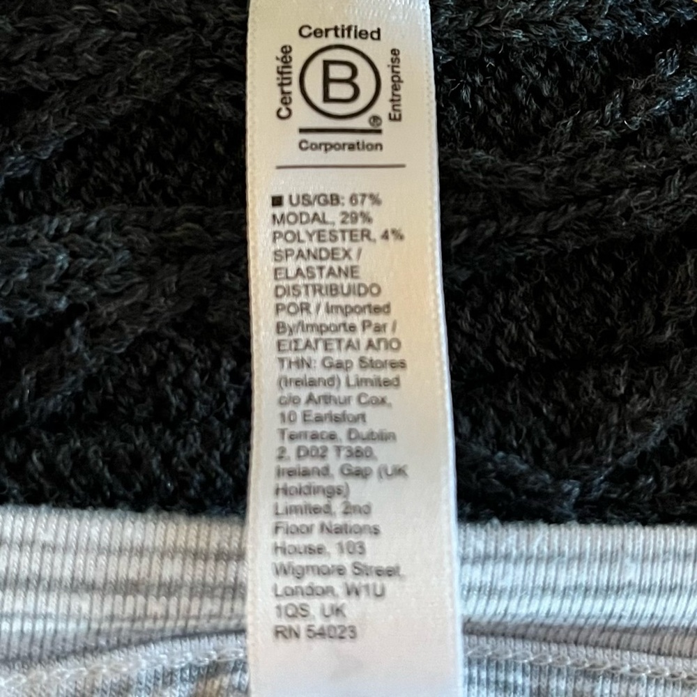 Athleta Cloudlight Stratus Striped Tee – Grey – Size M - Picture 6 of 6